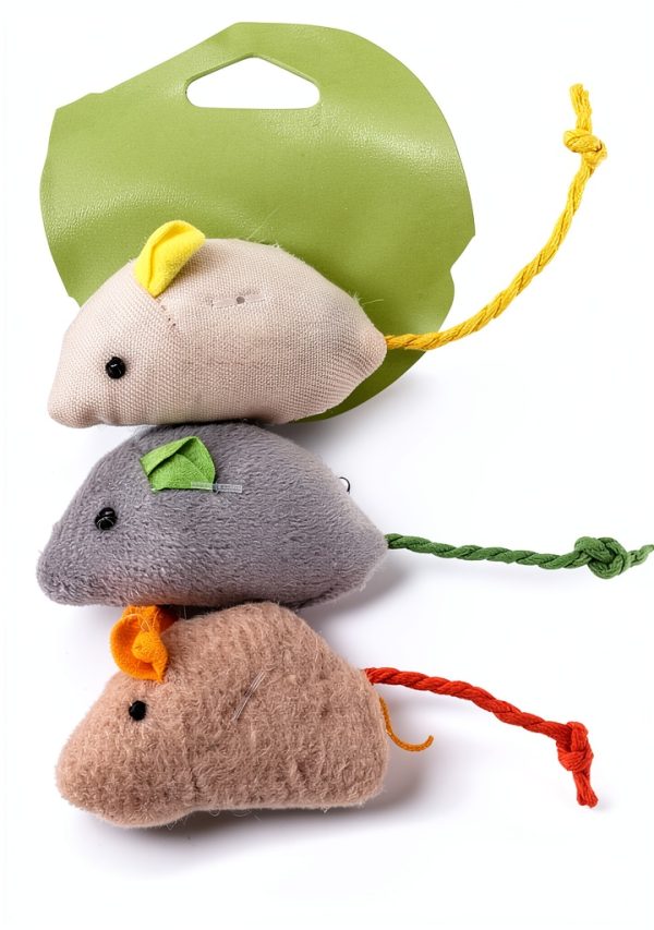 GLOGLOW Plush Cat Toys Soft Interactive Pet Play-3