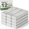 MIKEDE Neodymium Magnets Silver Strong Small Strips-0