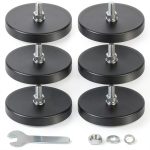 DIYMAG Threaded Magnets Neodymium Rubber Coated Industrial-0