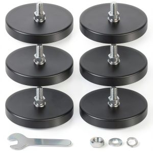 DIYMAG Threaded Magnets Neodymium Rubber Coated Industrial-0