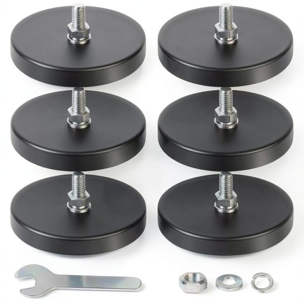 DIYMAG Threaded Magnets Neodymium Rubber Coated Industrial-0