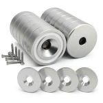 Magnetpro Recessed Pot Magnets 25LB Strong Industrial Use-0