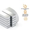MIKEDE Neodymium Magnets Silver Strong Small Strips-2