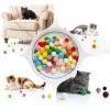 LXUEJIE Cat Plush Balls Soft Interactive Toy for Cats-5
