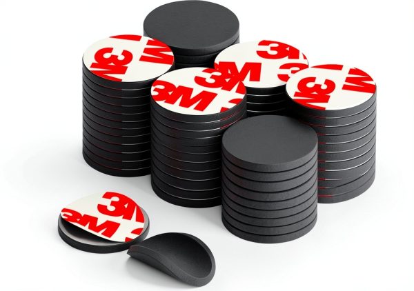X-bet MAGNET Round Adhesive Magnets 45 Pack Strong Sticky-0